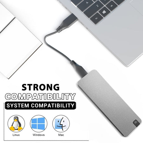 Bärbar SSD Hårddisk Kompakt USB 3.2 Snabb Lagring Bellasverige