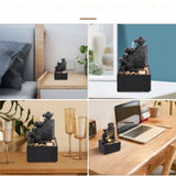 RippleNest - Sofistikerad bordfontän med lugnande vattenström för fridfulla rum Carvallo