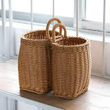 Willow Rattan Woven Storage Basket Carvallo