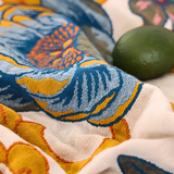 Mjuk Vändbar Blommig Filt Carvallo