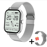 Digital Smart Watch för Män & Kvinnor Med Bluetooth Samtal, Full Touch Skärm, Fitness & Sport Tracker Carvallo
