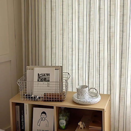 Mjukt Flöde Vertikal Rand Gardin Carvallo