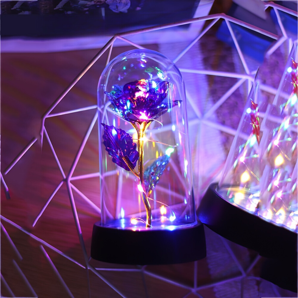 GoldenRose - Elegant Rosablomma Lampa för Gåvor och Dekoration Carvallo