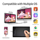 Stort digitalt ritkonsttablett skissblock med penna Carvallo