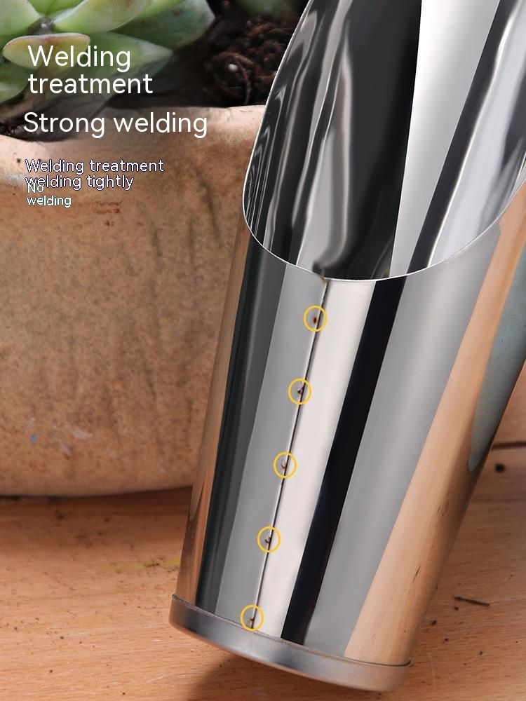 Rostfritt stålspade för blomjord – Robust planteringsspade för trädgård och balkong Carvallo