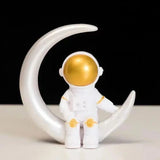 4 Bitars Astronaut Figur Staty Figur Utbildningsleksak Heminredning Carvallo