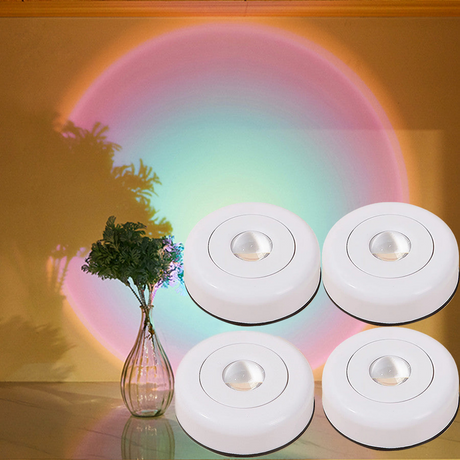 Carvallo – Kompakt Solnedgångslampa med Mångsidig Montering Carvallo