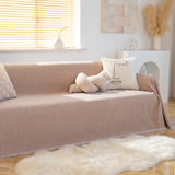 Slät Mocha Sofföverdrag - Modernt, Stilrent & Hållbart Soffskydd Carvallo