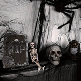 Halloween Tyg Svart Polyester Hängande Dekoration Carvallo