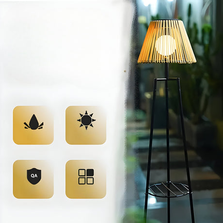 PrismWeave Light – Solcellslampa för utemiljöer för trädgårdsgångar Carvallo
