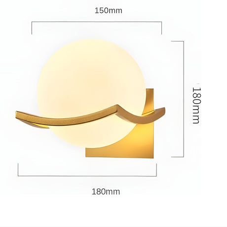 LED-vägglampa i glas – Modern, Dekorativ belysning Carvallo