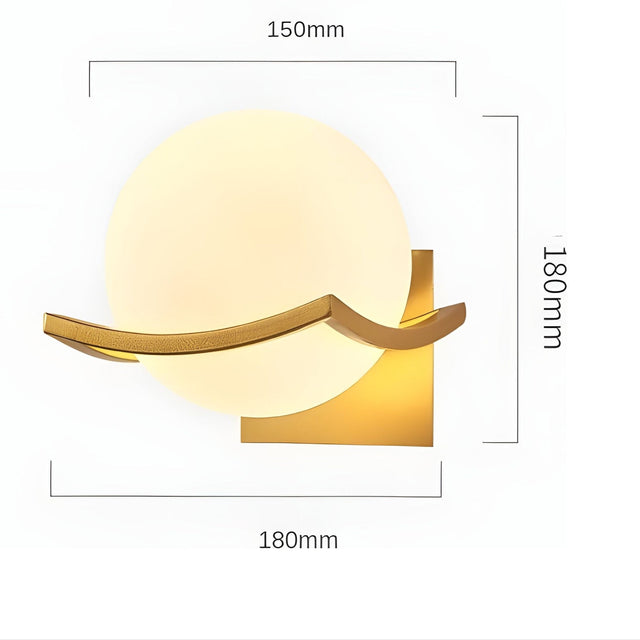 LED-vägglampa i glas – Modern, Dekorativ belysning Carvallo