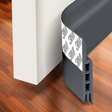 Draft Stopper för Dörr - Silikon Dörrsvep med Stark Adhesiv och Ljudisolering Carvallo