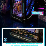 Cyberpunk DIY Stugkit – 3D Modell för Heminredning med Belysning Carvallo