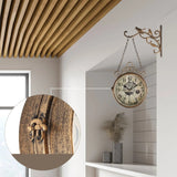 RetroCharm - Vintage tågstation väggur med tidlös attraktion Carvallo