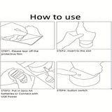 CosmicGlow - 3D Sänglampa med Svart Bas och 7 Färger LED Belysning Carvallo