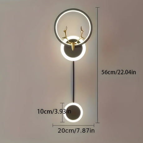 ModiGlow Light - Modern LED vägglampa med dubbel huvdesign Carvallo