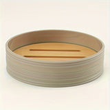 Modern badrumset med bambuakenter – Organiserat och elegant i ett Carvallo