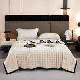 SoftSerenity Sängkläder Set - Lyxig Kaninfäll Plyschfilt Carvallo