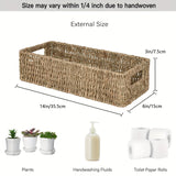 Handgjort Sjögräs Förvaringskorg – Idealisk för Badrum och Toalett Carvallo