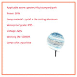 Solar Gräslampa – LED Trädgårdskula Utomhusbelysning, väderbeständig för Trädgård & Terrass Carvallo