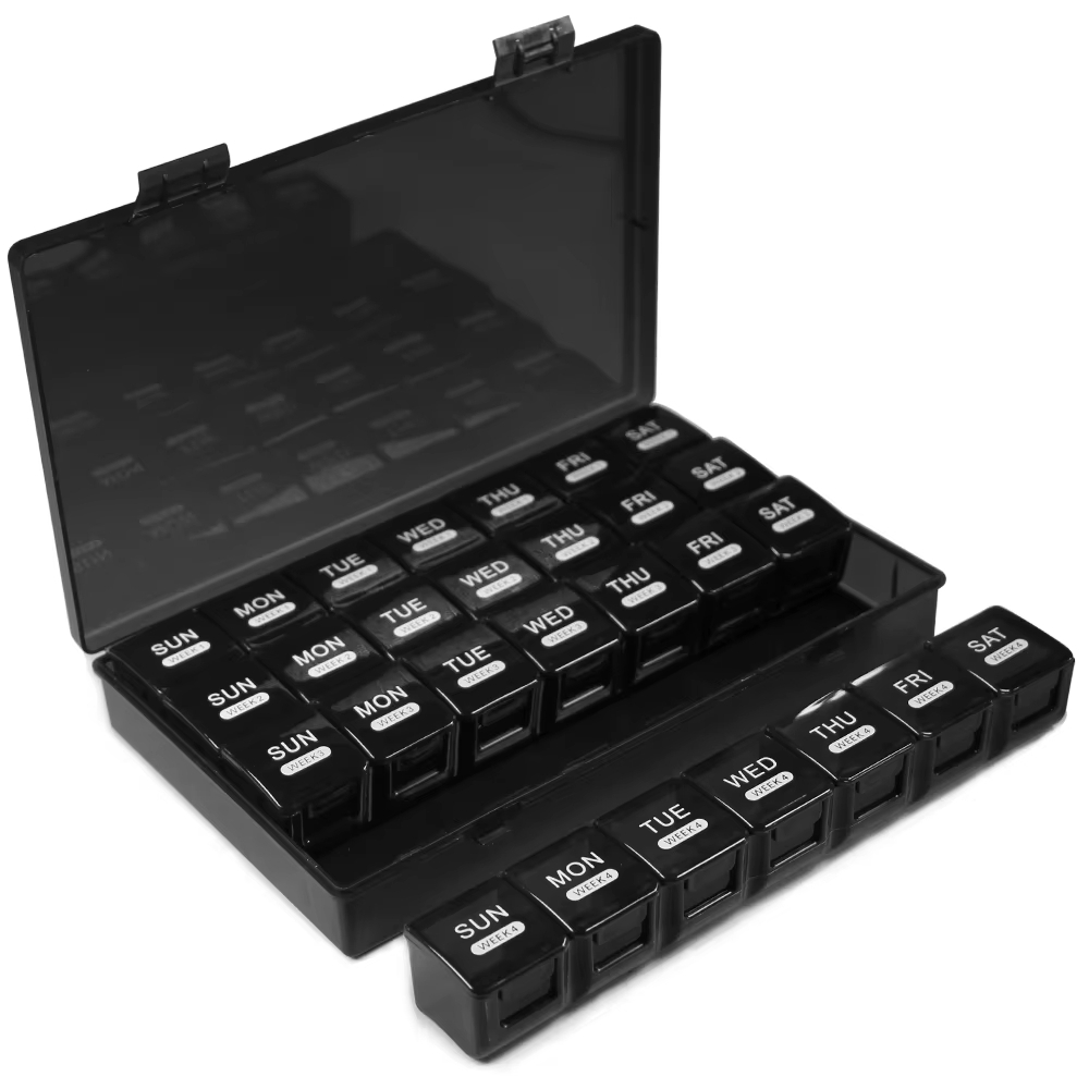 4x7-dagars Pillerbox-Hemnix-Svart-Hemnix