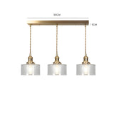 CrystalWave Light – Retro Kort Cylinder LED Hänglampa Carvallo