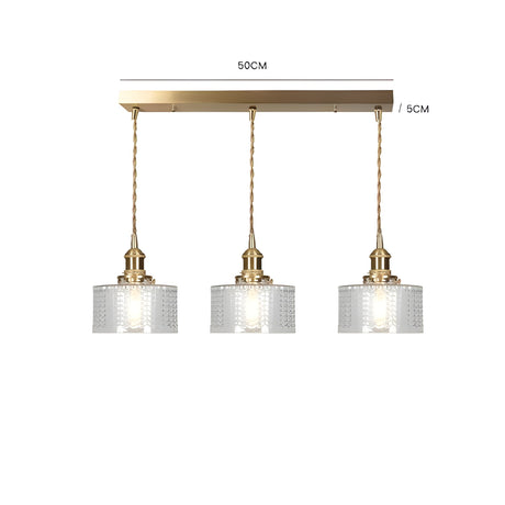 CrystalWave Light – Retro Kort Cylinder LED Hänglampa Carvallo