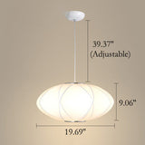 Minimalist Hanging Lamp with 1 Bulb MILA Sverige