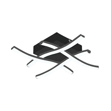 Carvallo - Taklampa med flytande böjd design och mjukt trefärgat ljus Carvallo