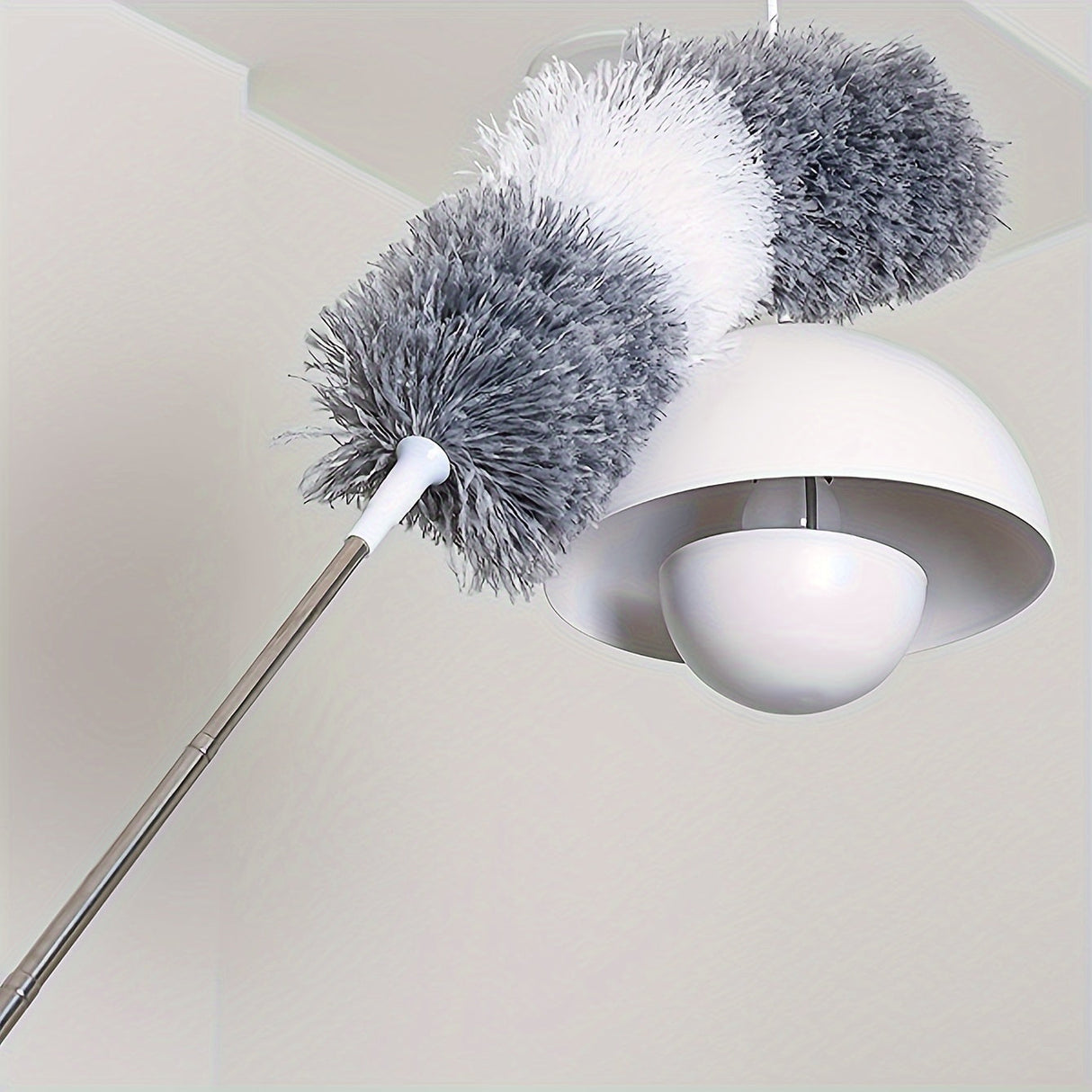 Utbyggbar Mikrofiber Dammvippa – Tvättbar, Flexibel och Perfekt för Höga Tak Carvallo