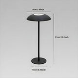 AmberHalo Lampa - Retro USB-laddad LED Touch Skrivbordslampa Carvallo