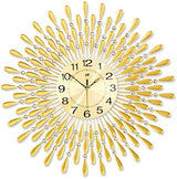 RayBloom – Elegant väggklocka med strålande form och ljudlös urverk Carvallo