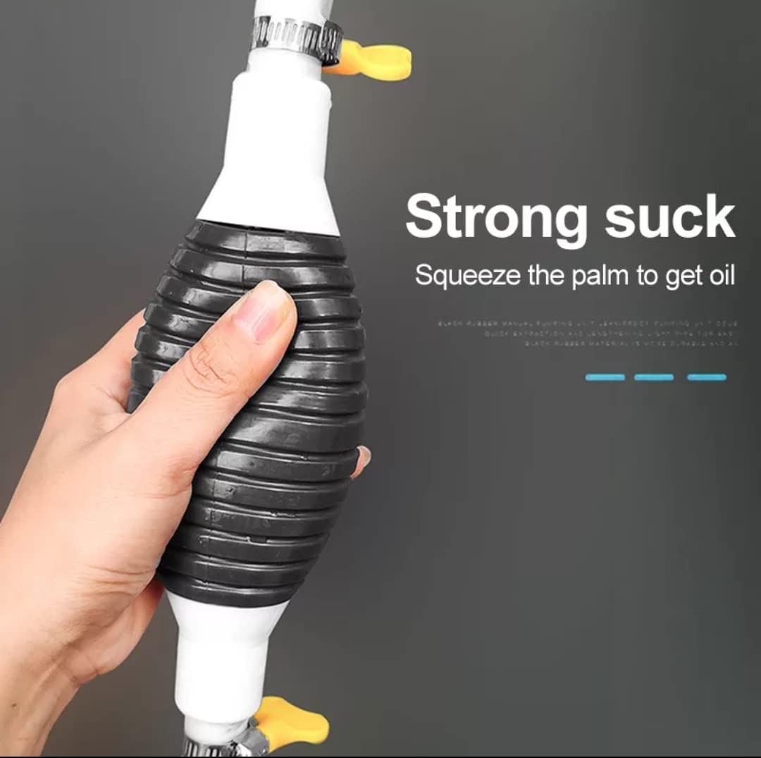 Carvallo | Vätskepump FlowMaster One | Handpump för bensin, vatten och olja | Bärbar och utan ström | För bil, båt och trädgård Carvallo