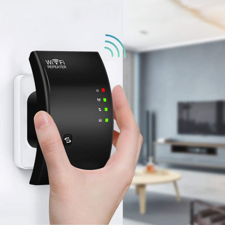 Trådlös WiFi-signal förstärkare – Pålitlig internetförlängning för hem och kontor Carvallo