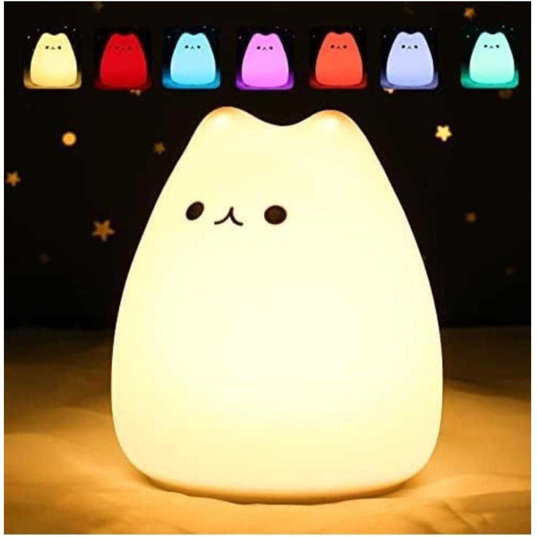 MeowGlow Lampa - Kitty Söt Silikon LED Nattlampa Carvallo