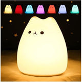 MeowGlow Lampa - Kitty Söt Silikon LED Nattlampa Carvallo