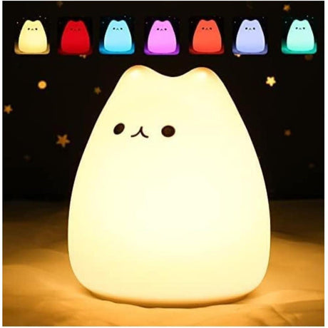 MeowGlow Lampa - Kitty Söt Silikon LED Nattlampa Carvallo