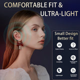 Osynliga Laddningsbara Hörsel förstärkare med Trådlös Laddningslåda Carvallo