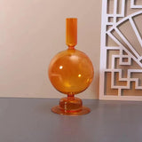 Royaleva Handgjorda Glasljushållare - Eleganta Dekorativa Accentbitar Carvallo