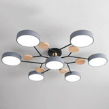 Taklampa Modern LED Flush Mount Kristallkrona Carvallo