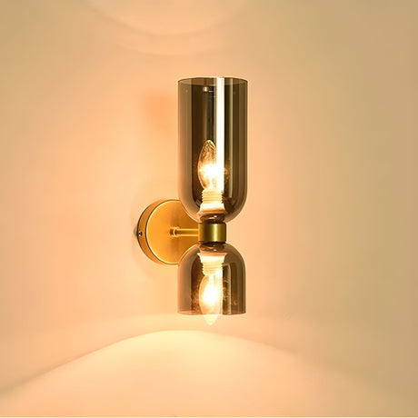 LED-vägglampa med dubbelt huvud – Nordisk design, varmt ljus för boende- och arbetsområden Carvallo