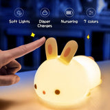 RabbitDream Lampa - Färgglad Touch Sensor Kanin LED Nattljus Carvallo
