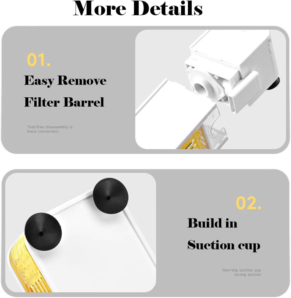 AquaWhisper – Tyst mini-dränkbart akvariefilter med justerbart flöde MILA Sverige