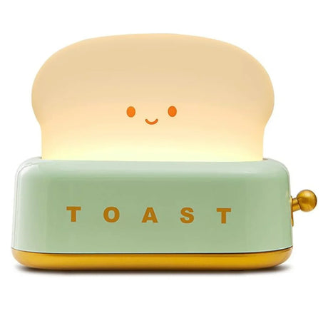 Söt sänglampa – Kawaii Toast LED-lampa för mysig belysning Carvallo