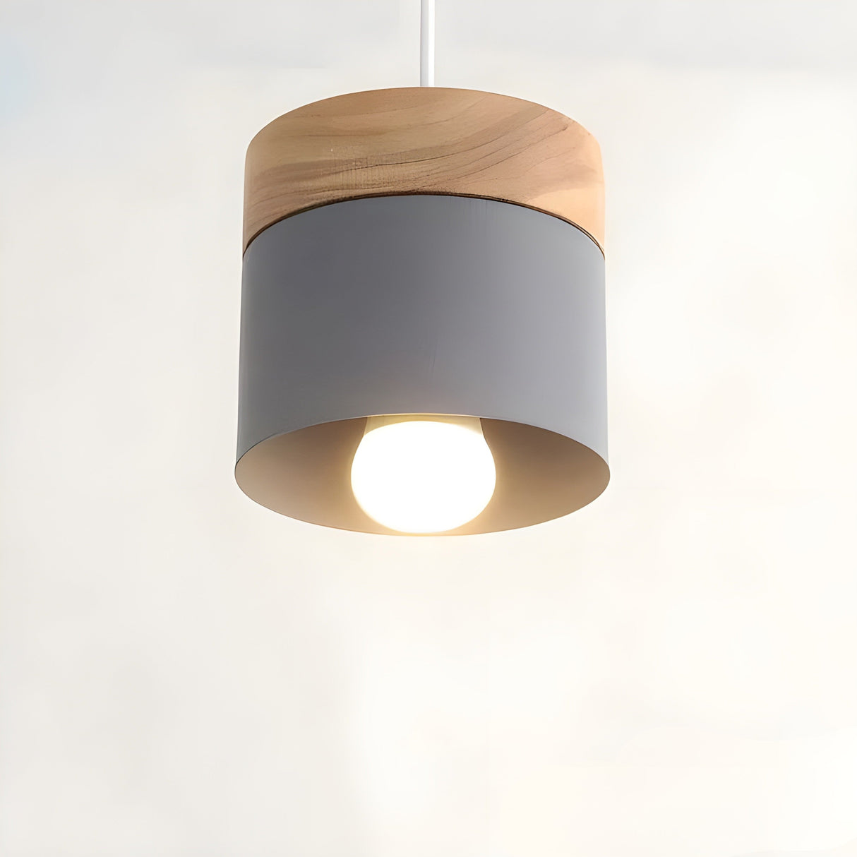LoftCharm Light - Nordisk trähänglampa Carvallo