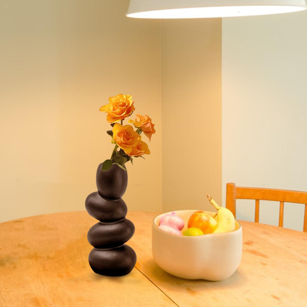 STRATA Skulptural Keramisk Vasa Carvallo