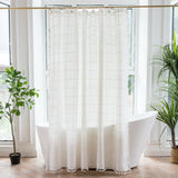 Vintage Inspirerad Rutig Duschgardin Carvallo
