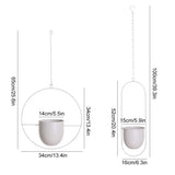 Hängande planteringskärl i metall Halo MILA Sverige