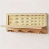 RusticHook – Vintage vägghylla med funktionella krokar Carvallo